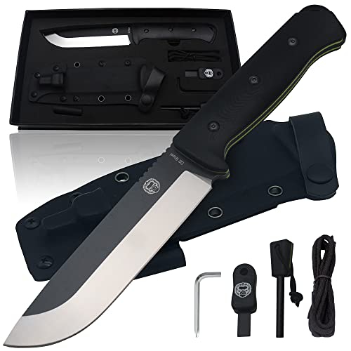 The Bushwhacker D2 Steel Bushcraft Survival Knife Gift Set (Selection)