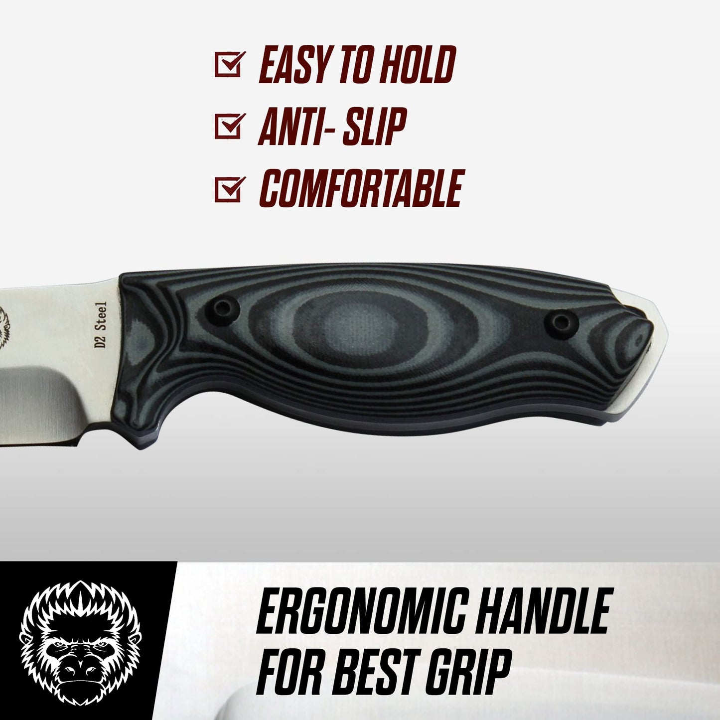 The Naked Silverback Survival Knife Giftset for Men