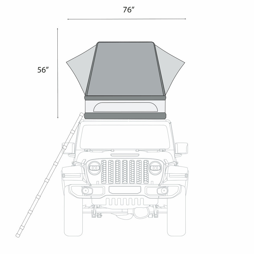 ÖVRLNDR 2P ROOF TOP TENT (Tan)