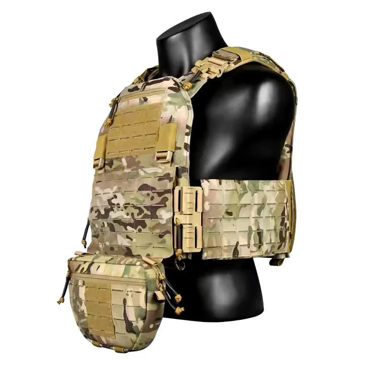 MUCTAC Tactical Drop/Dump Pouch 1000D Nylon MOLLE Utility - Multicam