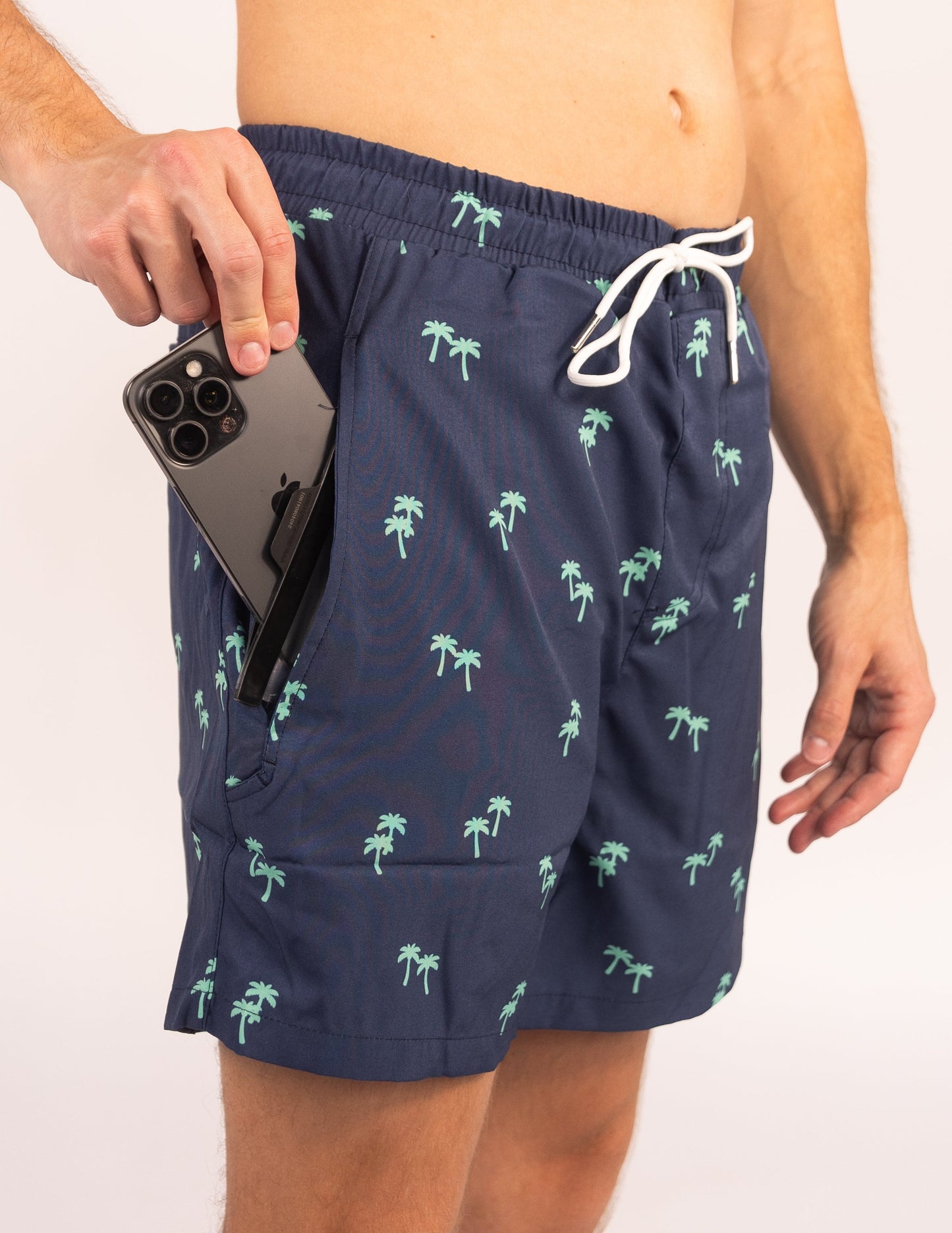Waterproof Swim Shorts With A Waterproof Pocket