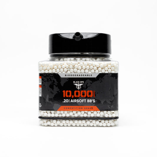 Biodegradable Airsoft 6mm/.20g BBs - 10,000 Count