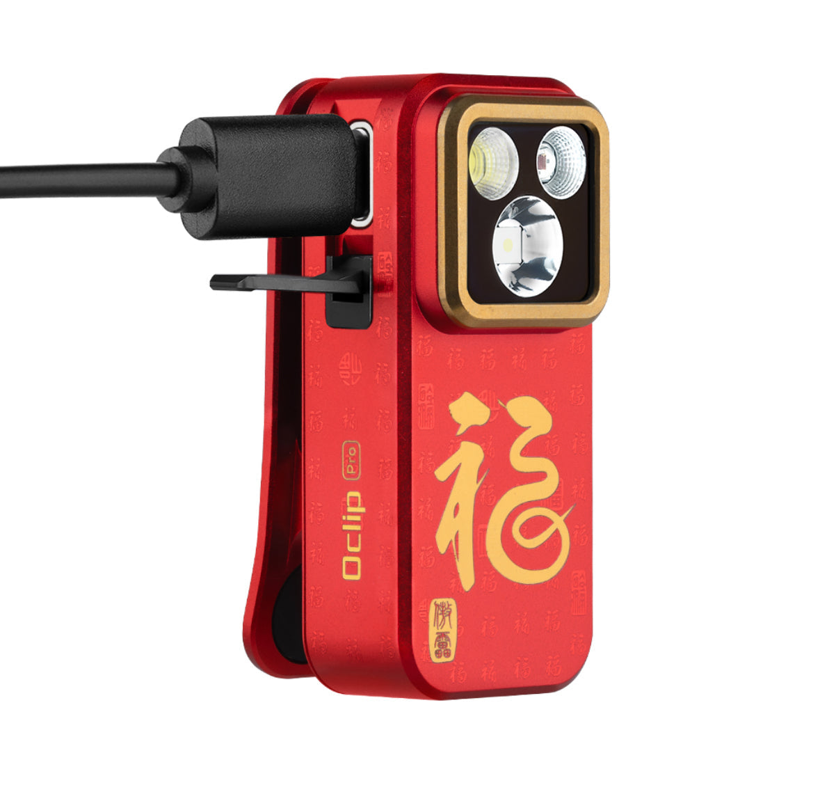 Olight Oclip Pro – Clip Light with Flood, Spot, and Red Modes – Available in 4 Colors