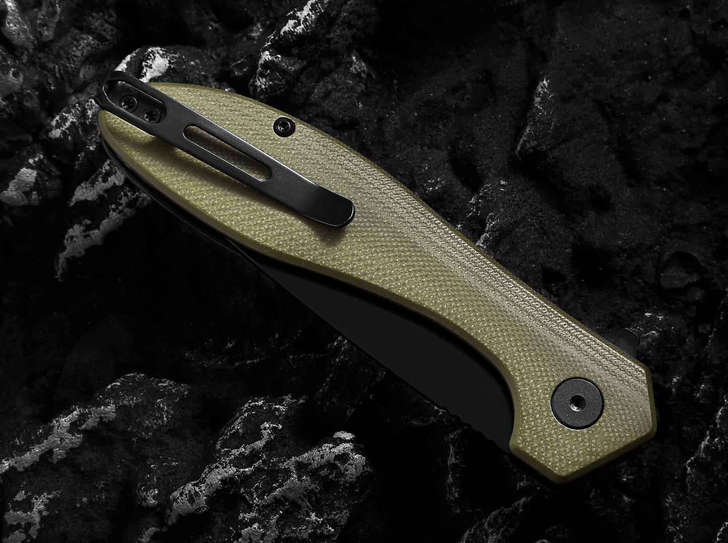 The Vector Folding Pocket Knife Giftset for Men and Women (Green and Black)