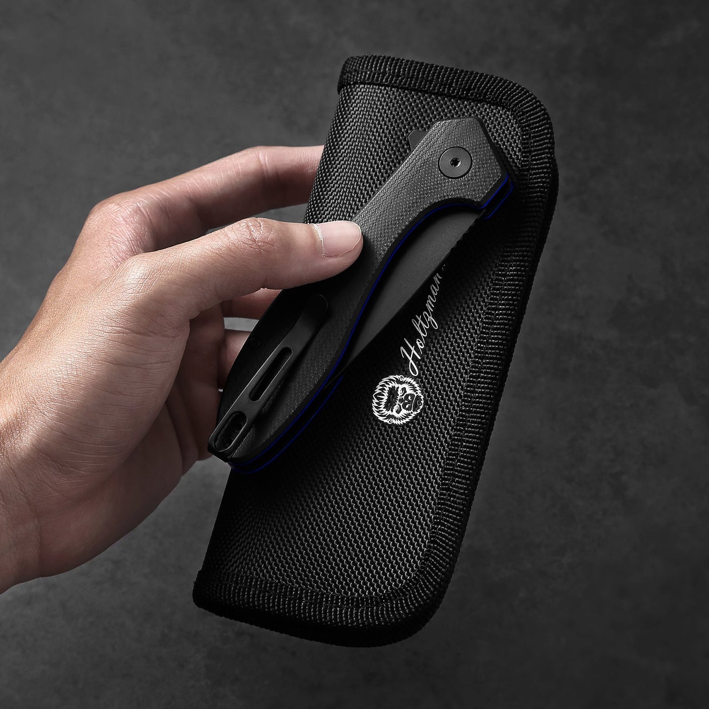 The Vector Folding Pocket Knife Giftset for Men and Women (Black)