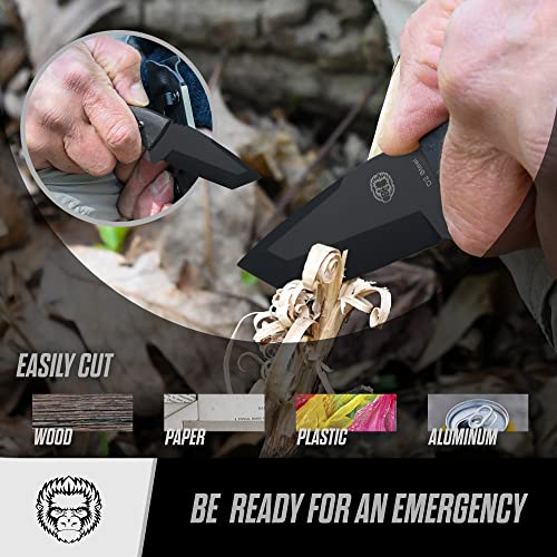 The Grey Tanto Neck Knife Giftset for Outdoors