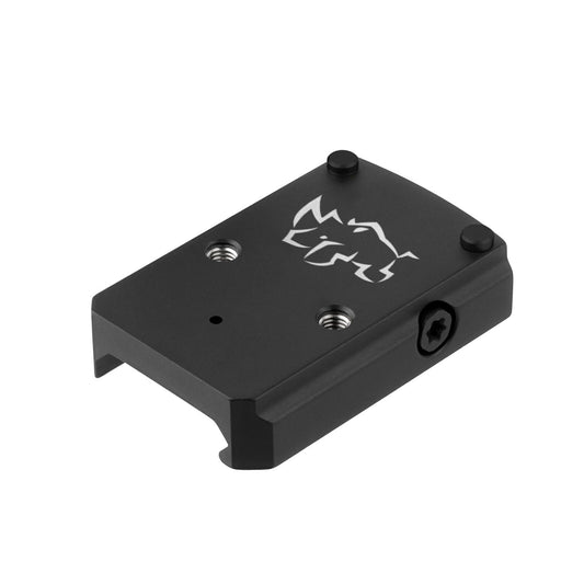 MUCTAC RMR Picatinny Low Mount Adapter 6061-T6 Aluminum 21mm Base Mount Stainless Inse