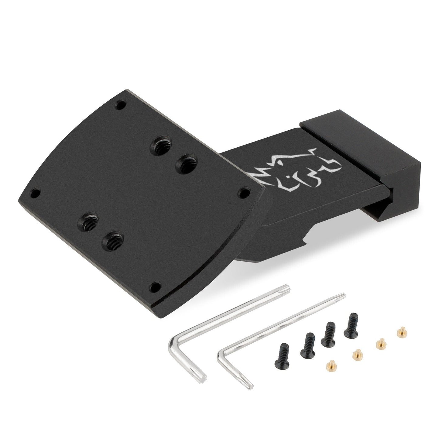 MUCTAC RMR 35° Offset  Red Dot Mount 6061-T6 Aluminum Ambi Locking Zero Hold