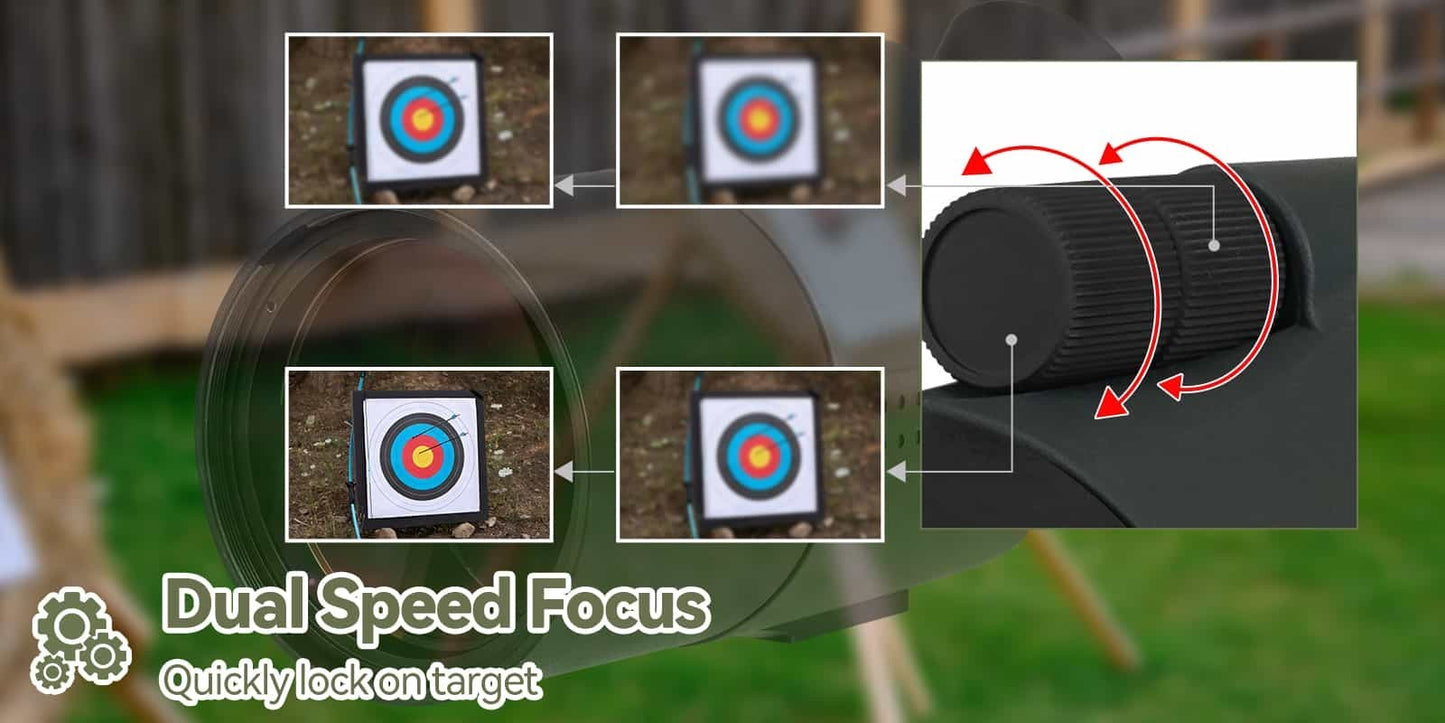 SVBony SV41 Pro Spotting Scope 28-84x80 Angled Zoom HD Optic w/ Tripod Mount