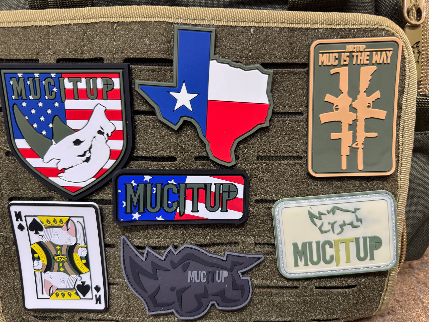 MUCTAC Elite Range Bag 15x10x11 Tactical Gear Organizer w/ MOLLE Panel