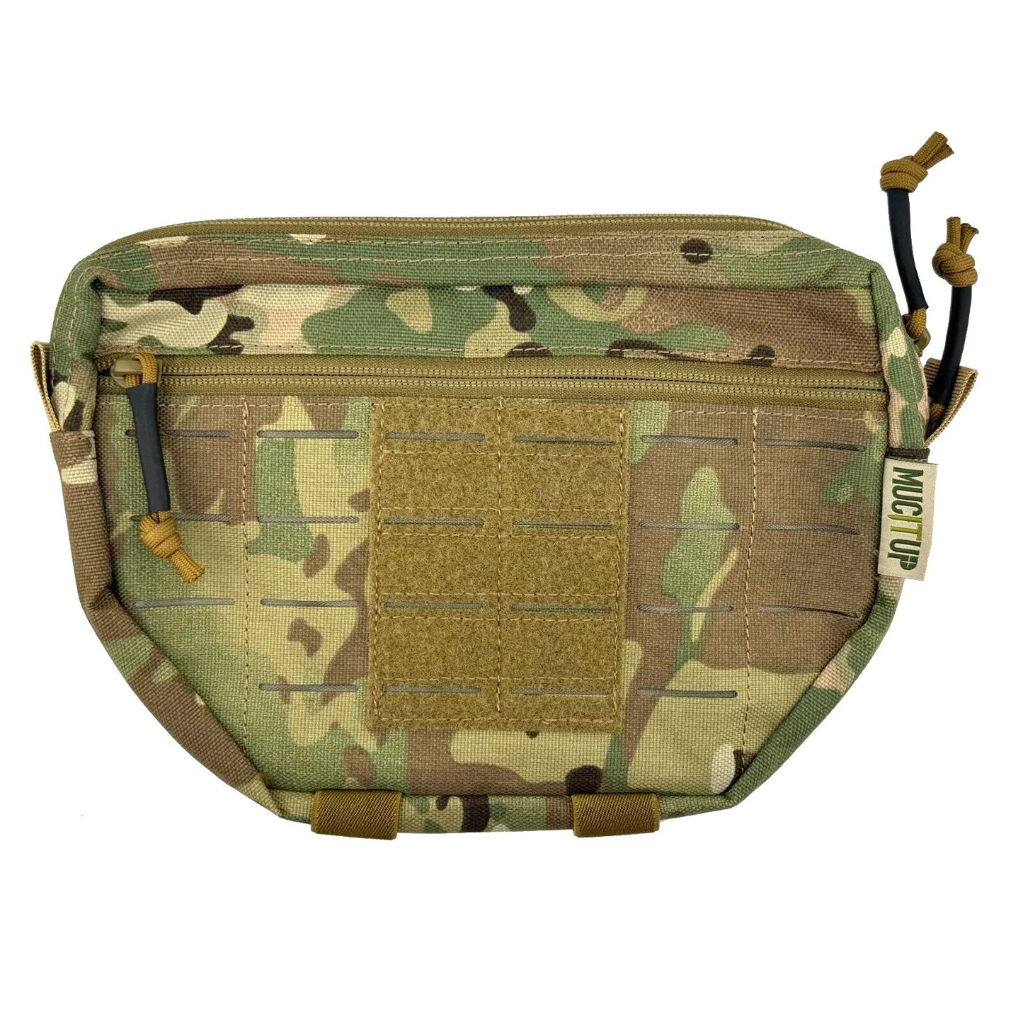MUCTAC Tactical Drop/Dump Pouch 1000D Nylon MOLLE Utility - Multicam