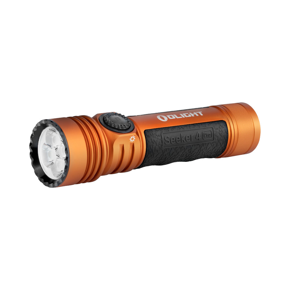 Olight Seeker 4 Pro Rechargeable Flashlight 4600 Lumens USB-C Magnetic Charging